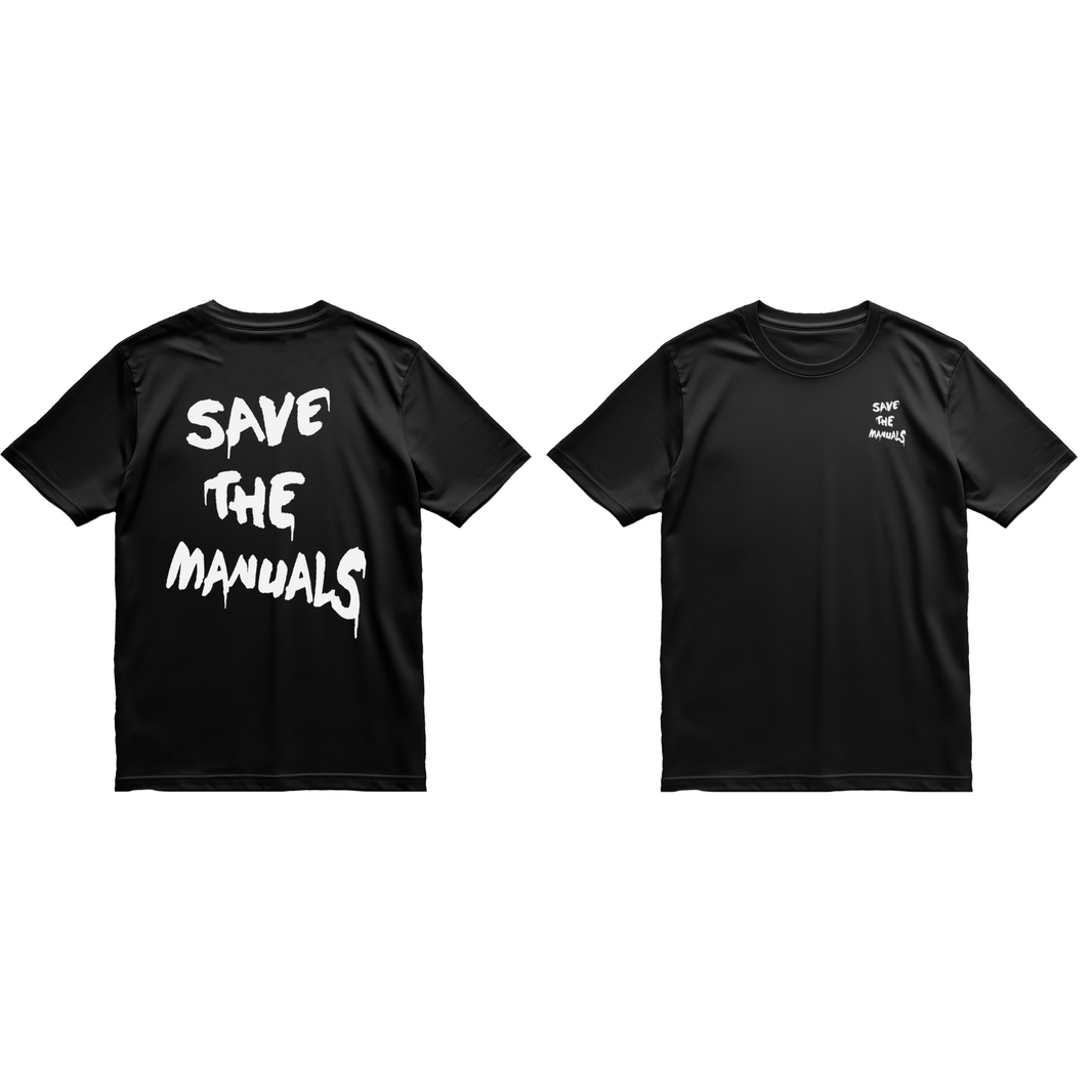 T-Shirt | Save The Manuals Double Sided Print