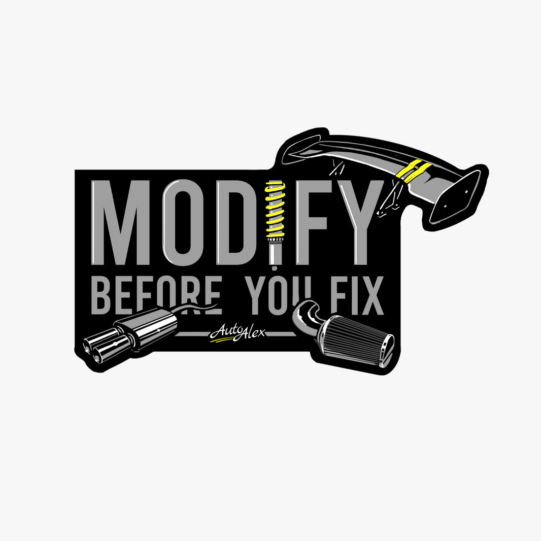 Sticker | Modify before you fix