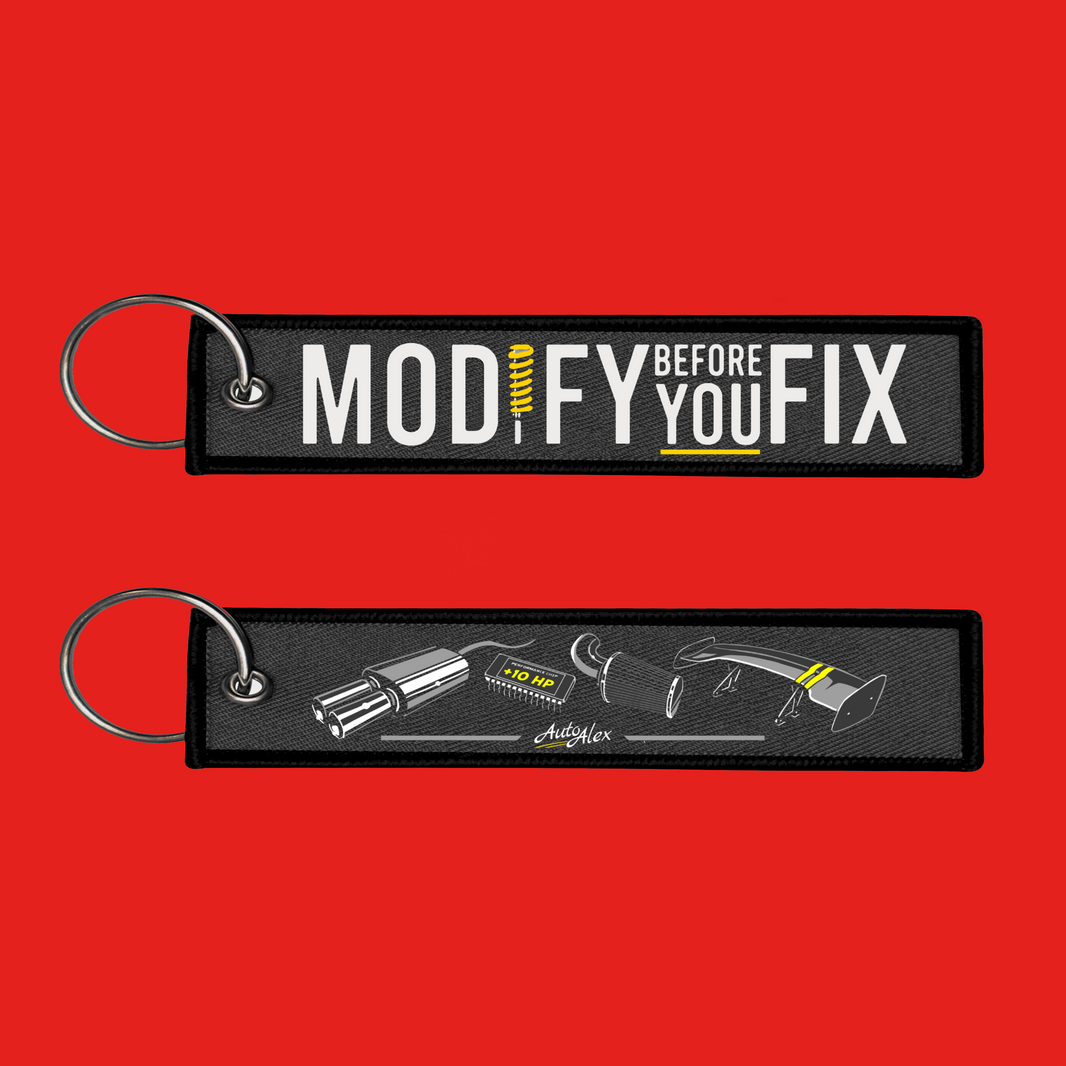 Fabric Keyring | Modify before you fix