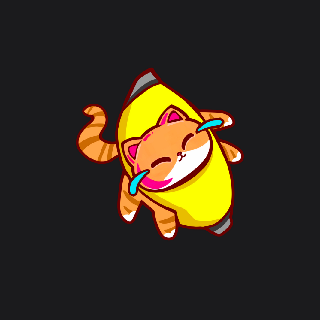 Sticker | Banana Crying Cat