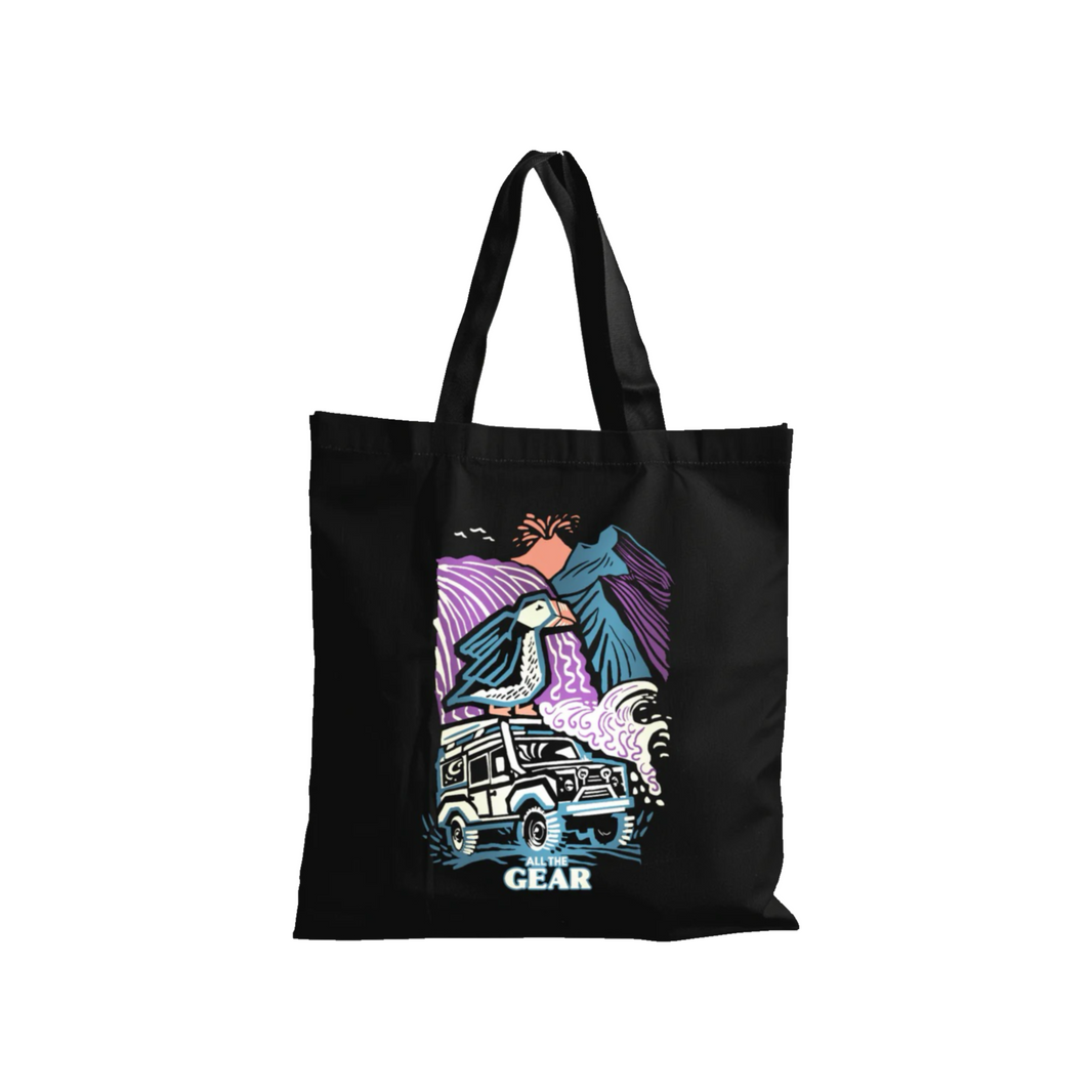 ToteBag | SPECIAL EDITION Iceland Print - Black