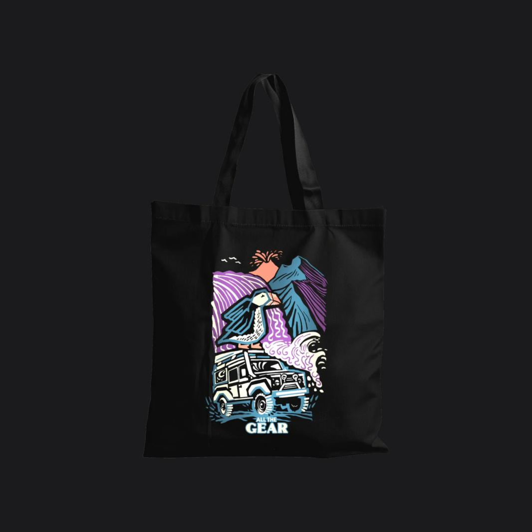 ToteBag | SPECIAL EDITION Iceland Print - Black