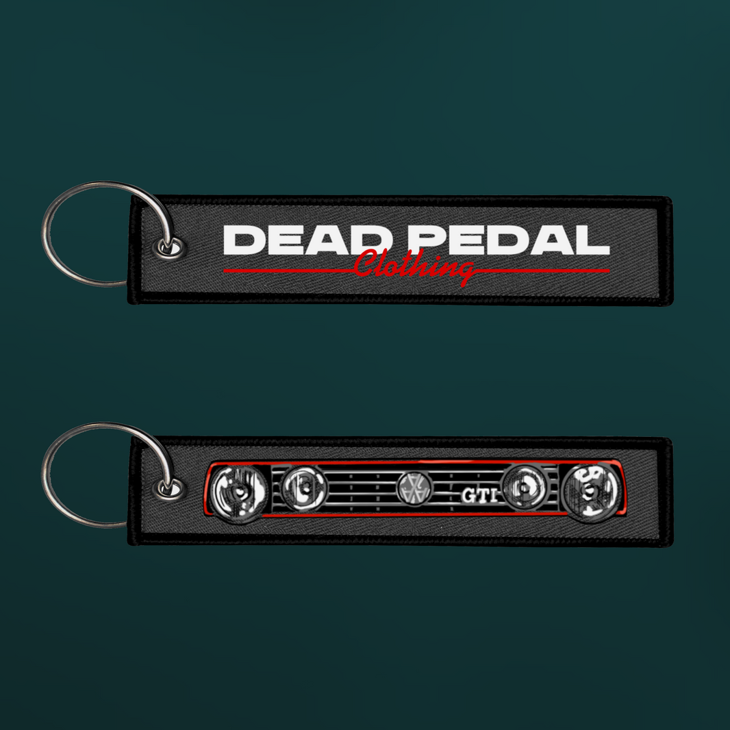 Fabric Keyring | Dead Pedal VW Golf GTI