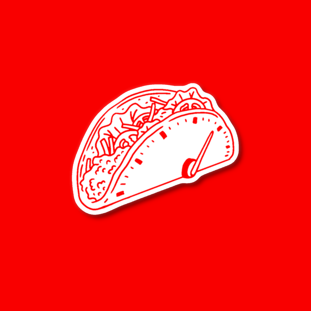Sticker | F&F Taco-meter