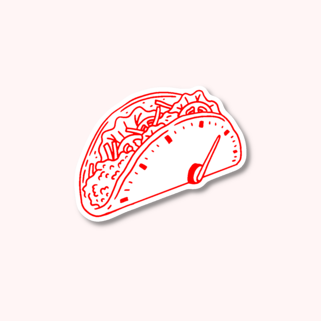 Sticker | F&F Taco-meter