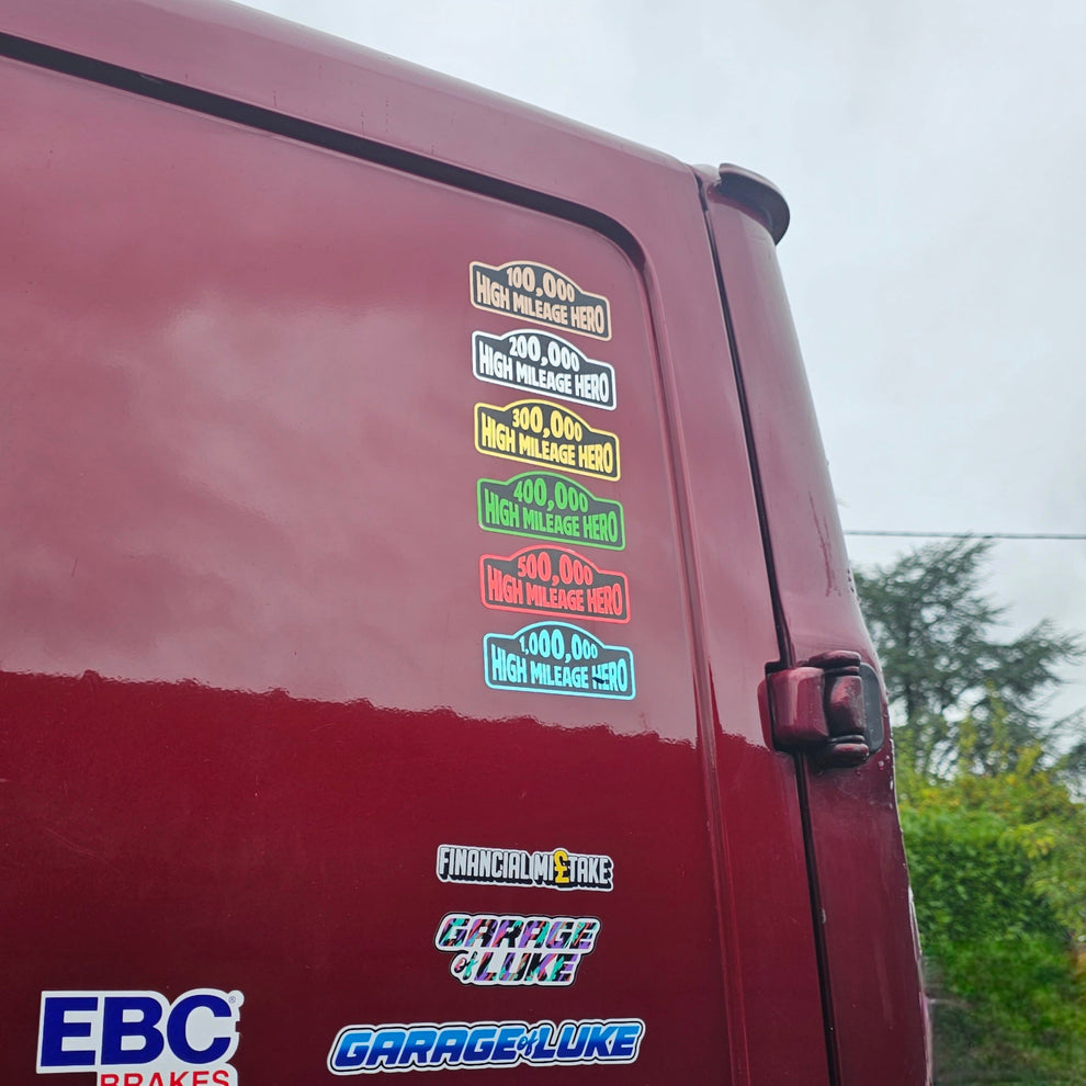 Sticker | High Mileage Hero – ICONBOX
