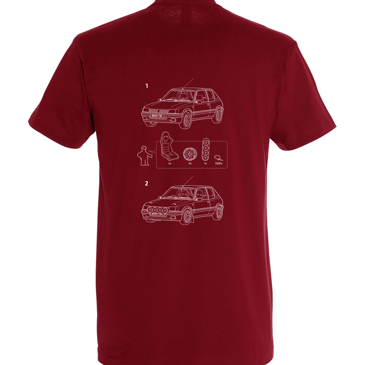 Chilli Printed T-shirt Back