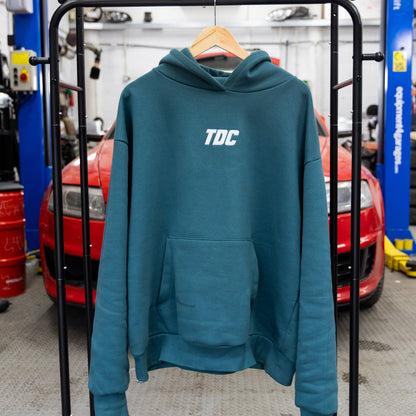 Heavyweight Hoodie | TDC Teal/Light Grey