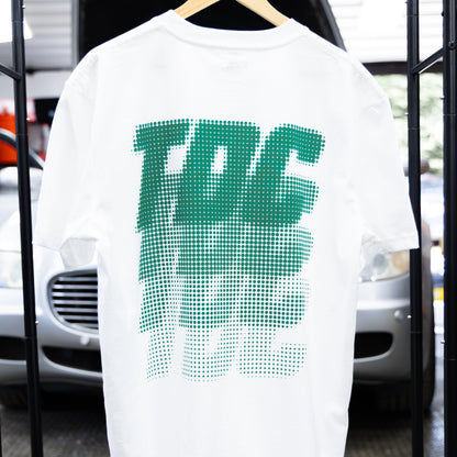 T-Shirt | Green Halftone
