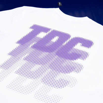 T-Shirt | Purple Halftone
