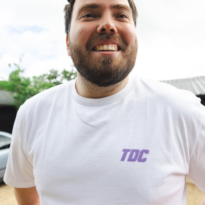 T-Shirt | Purple Halftone