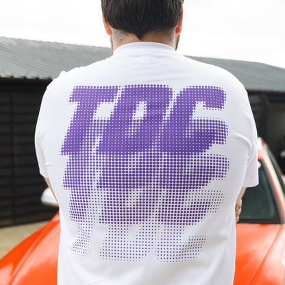 T-Shirt | Purple Halftone