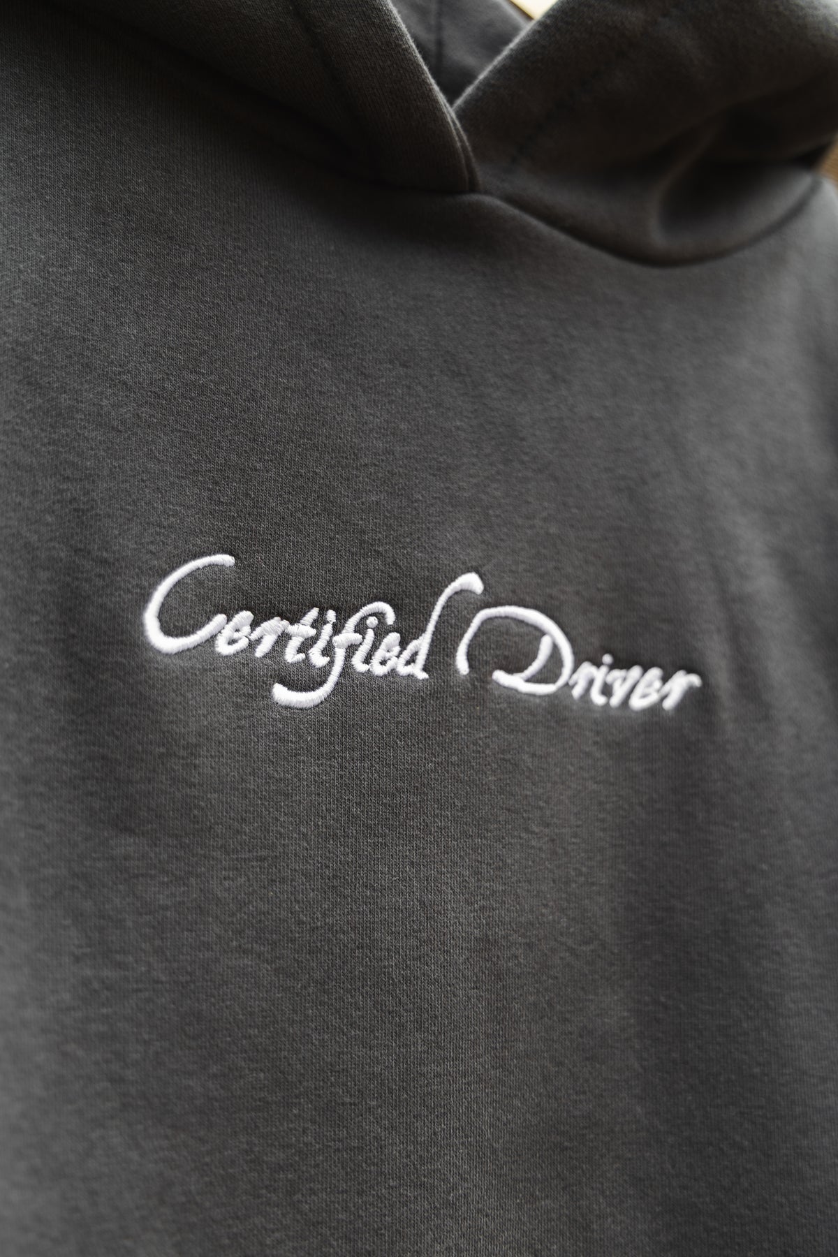Heavyweight Hoodie | Certified Driver Charcoal