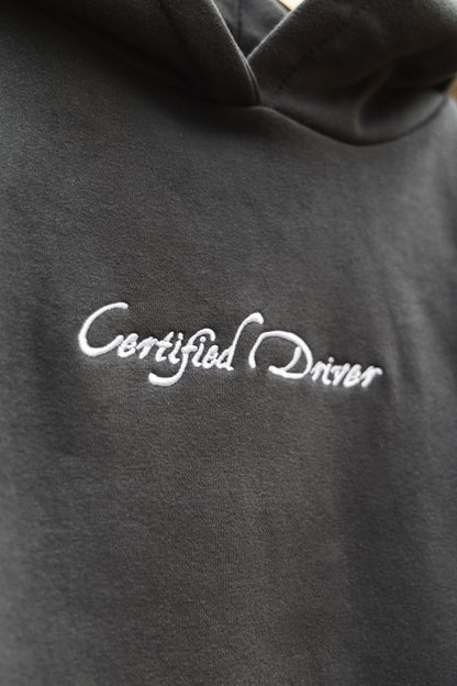 Heavyweight Hoodie | Certified Driver Charcoal