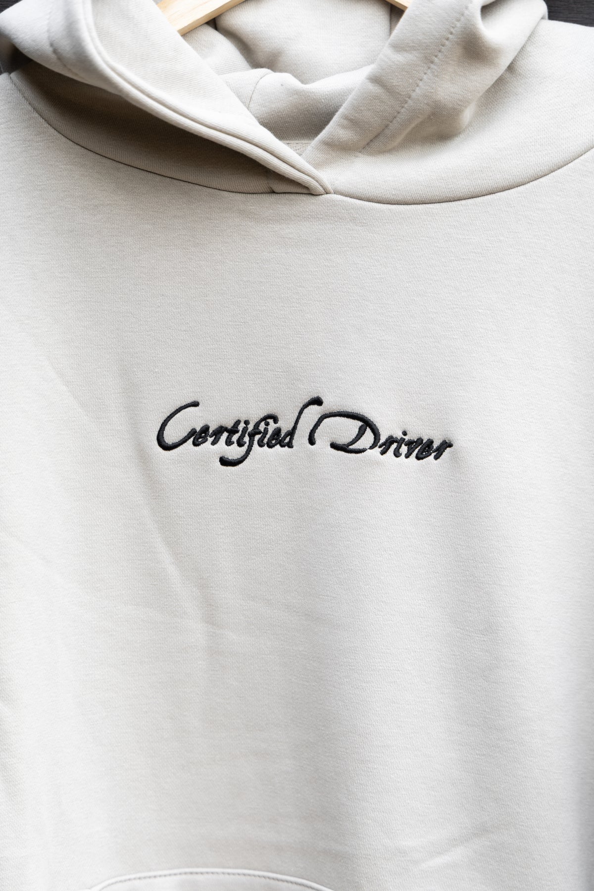 Heavyweight Hoodie | Certified Driver Natural Stone
