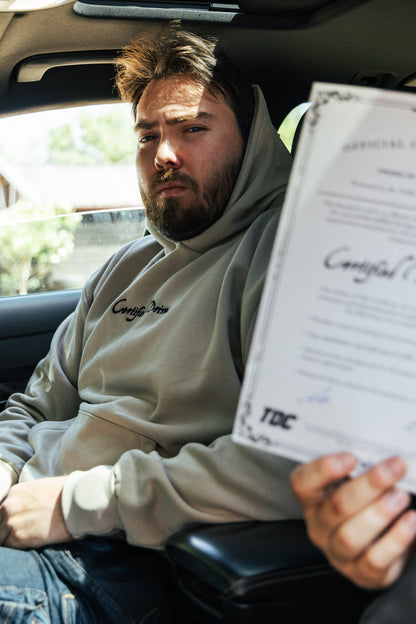 Heavyweight Hoodie | Certified Driver Natural Stone