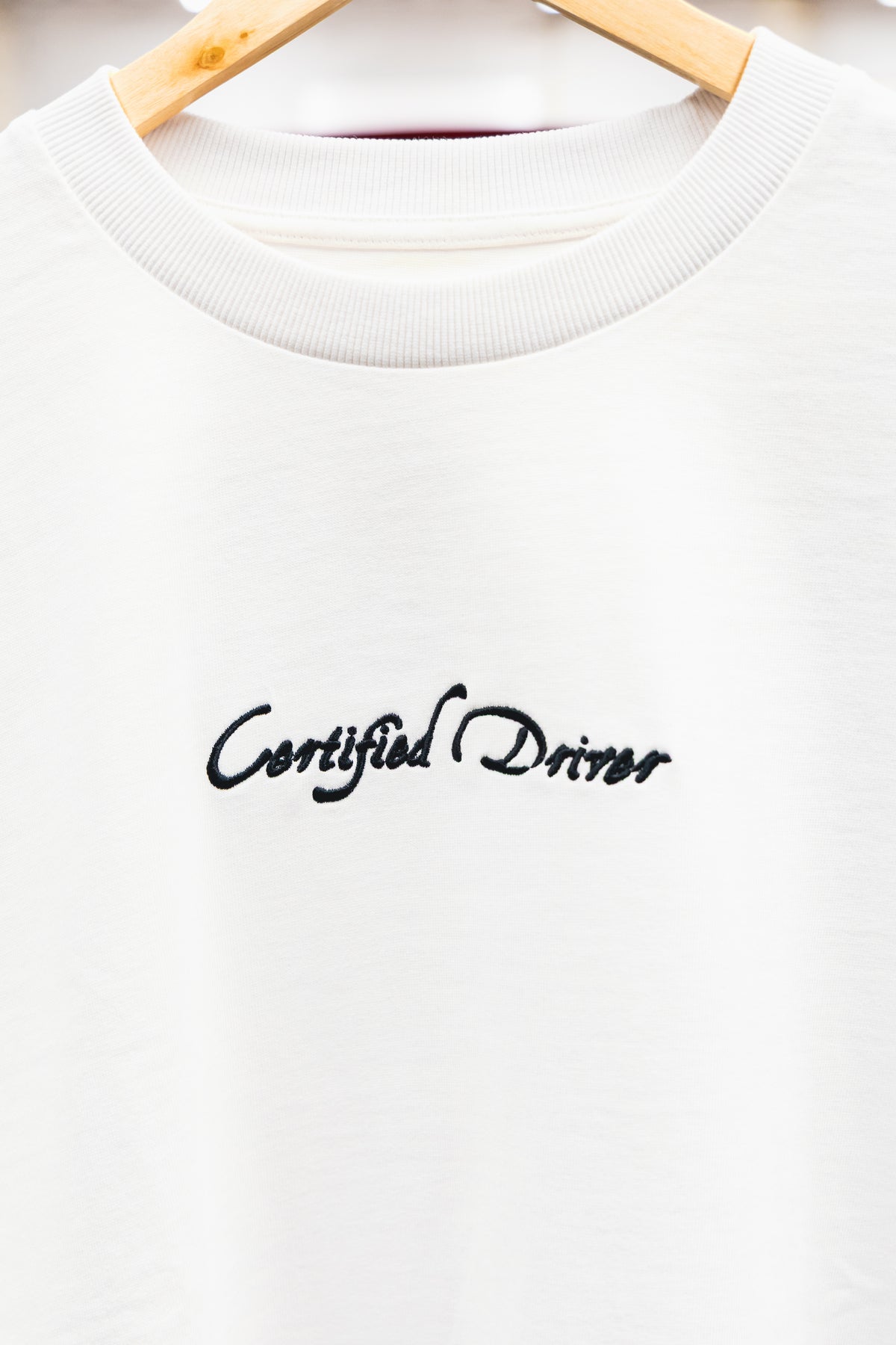 Heavyweight T-Shirt | Certified Driver White