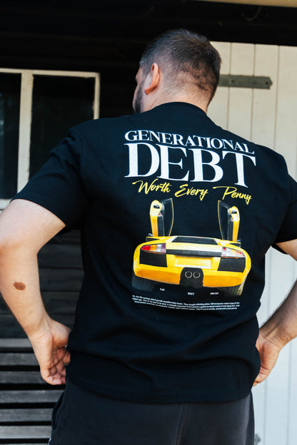 Heavyweight T-Shirt | Generational Debt Black