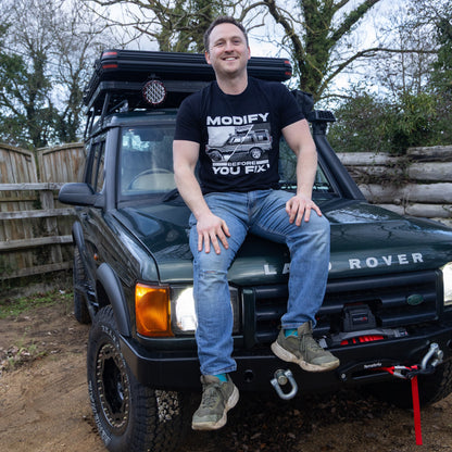 T-Shirt | Disco 2 Modify Before You Fix Mono