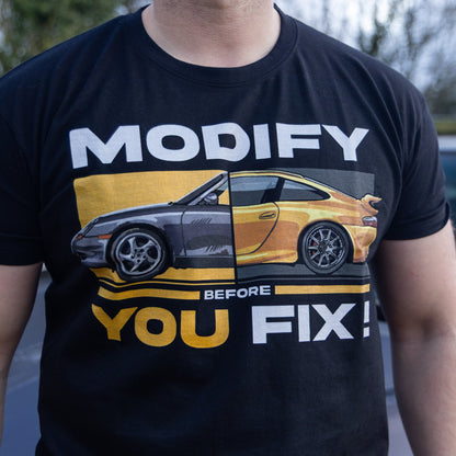 T-Shirt | 996 GT3 Modify Before You Fix