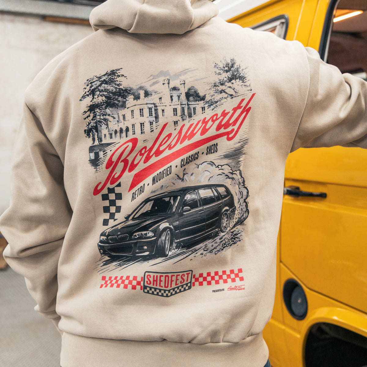 Heavyweight Hoodie | Shedfest - Stone