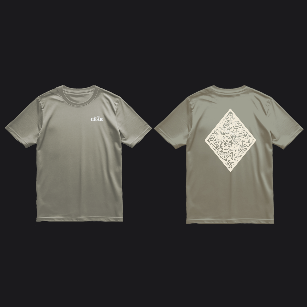 T-Shirt | Tan Diamond