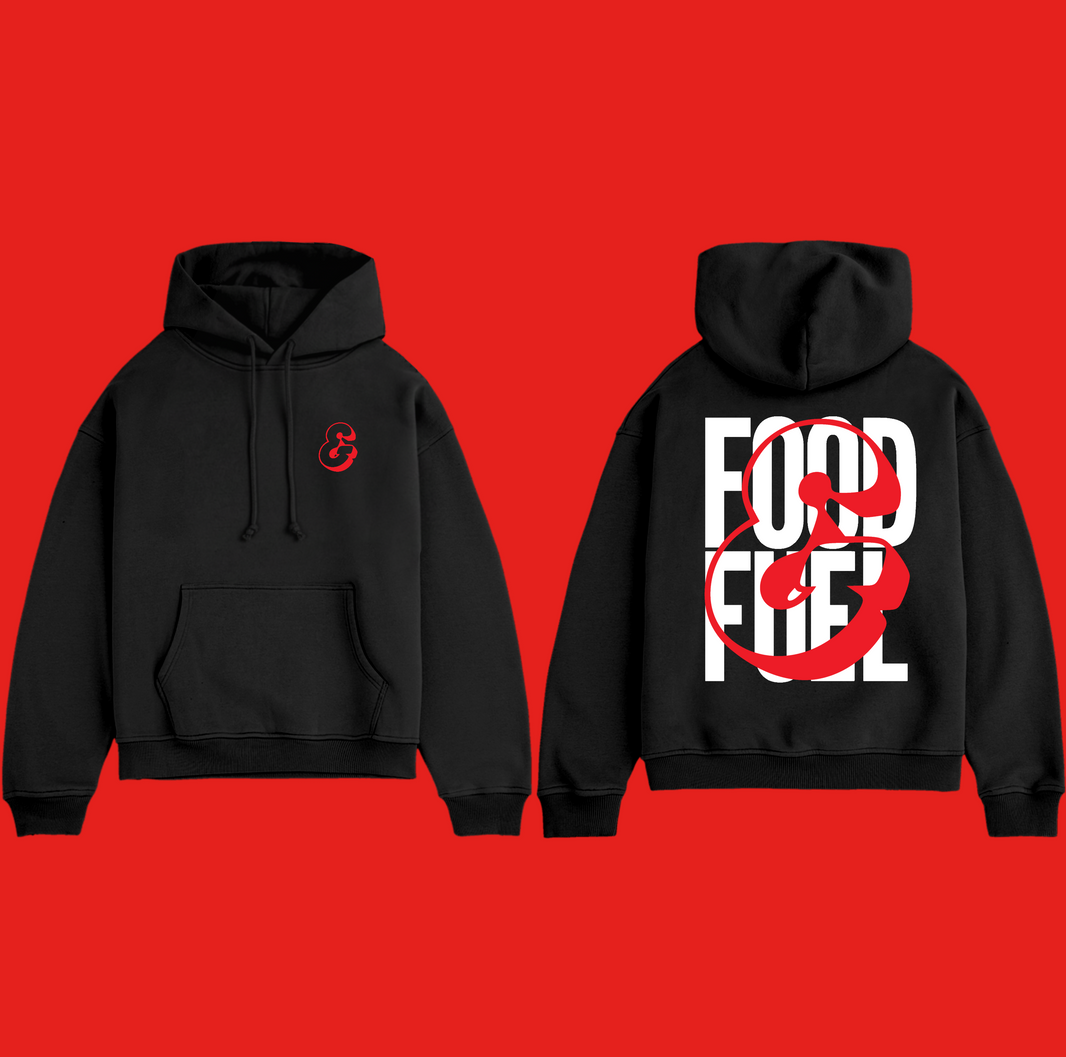 Hoodie | Food & Fuel Classic Black