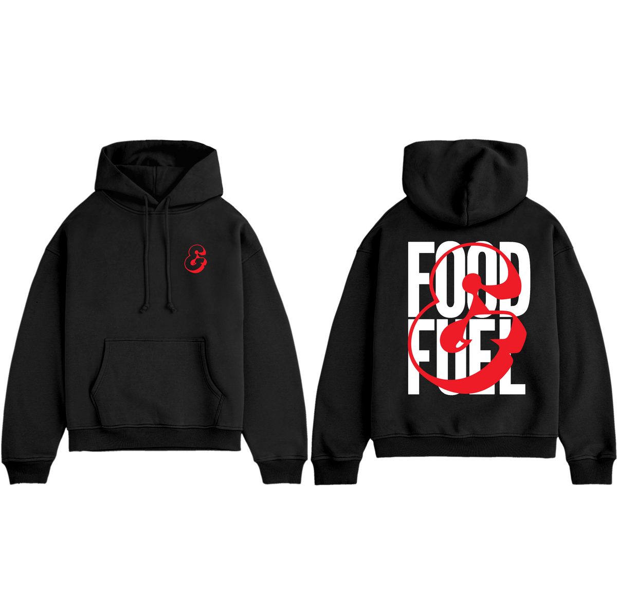 Hoodie | Food & Fuel Classic Black