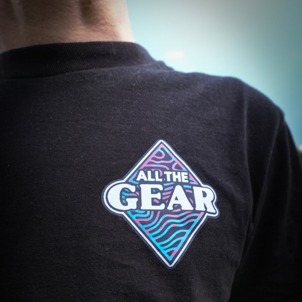 T-Shirt | All the Gear Classic Print - Black