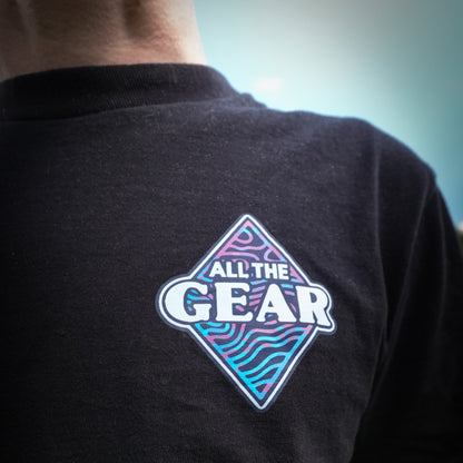 T-Shirt | All the Gear Classic Print - Black