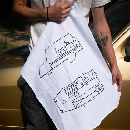 Nan's Kitchen Tea Towel White or Natural ONLY AVAILABLE FOR 48 HOURS