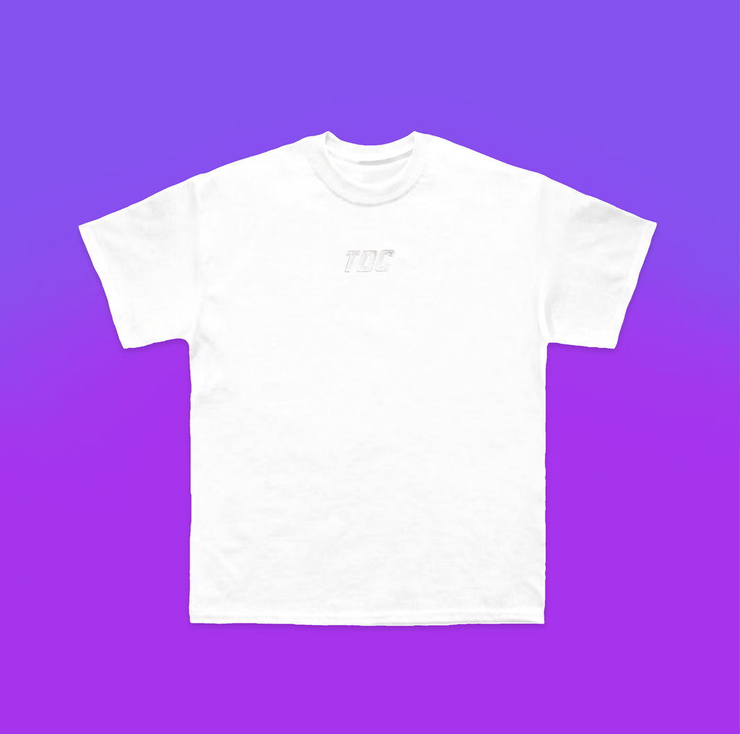 Heavyweight T-Shirt | TDC White On White