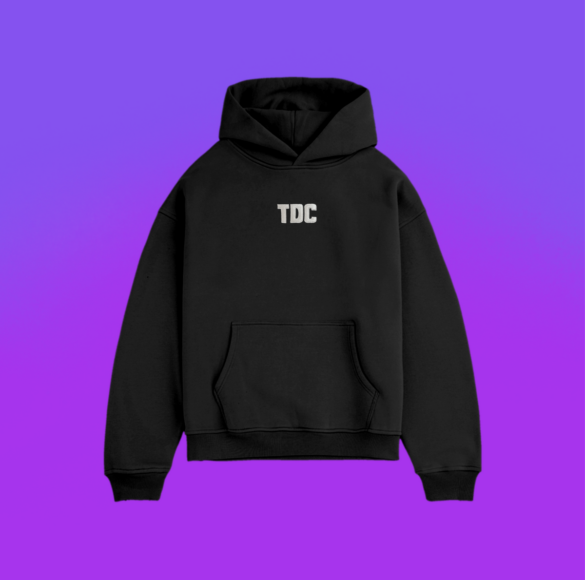 Heavyweight Hoodie | TDC Black/Grey