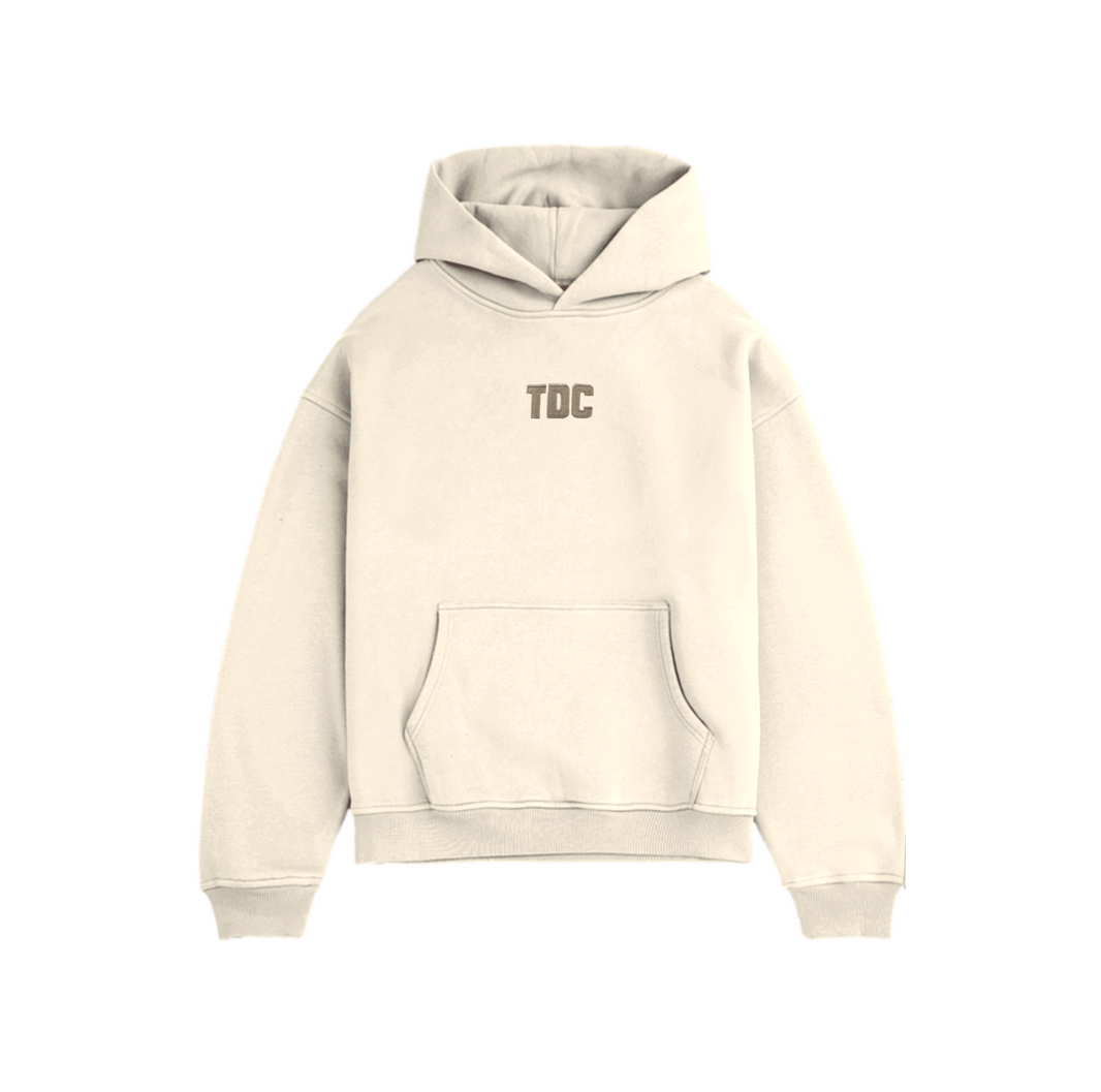Heavyweight Hoodie | TDC Vanilla/Brown
