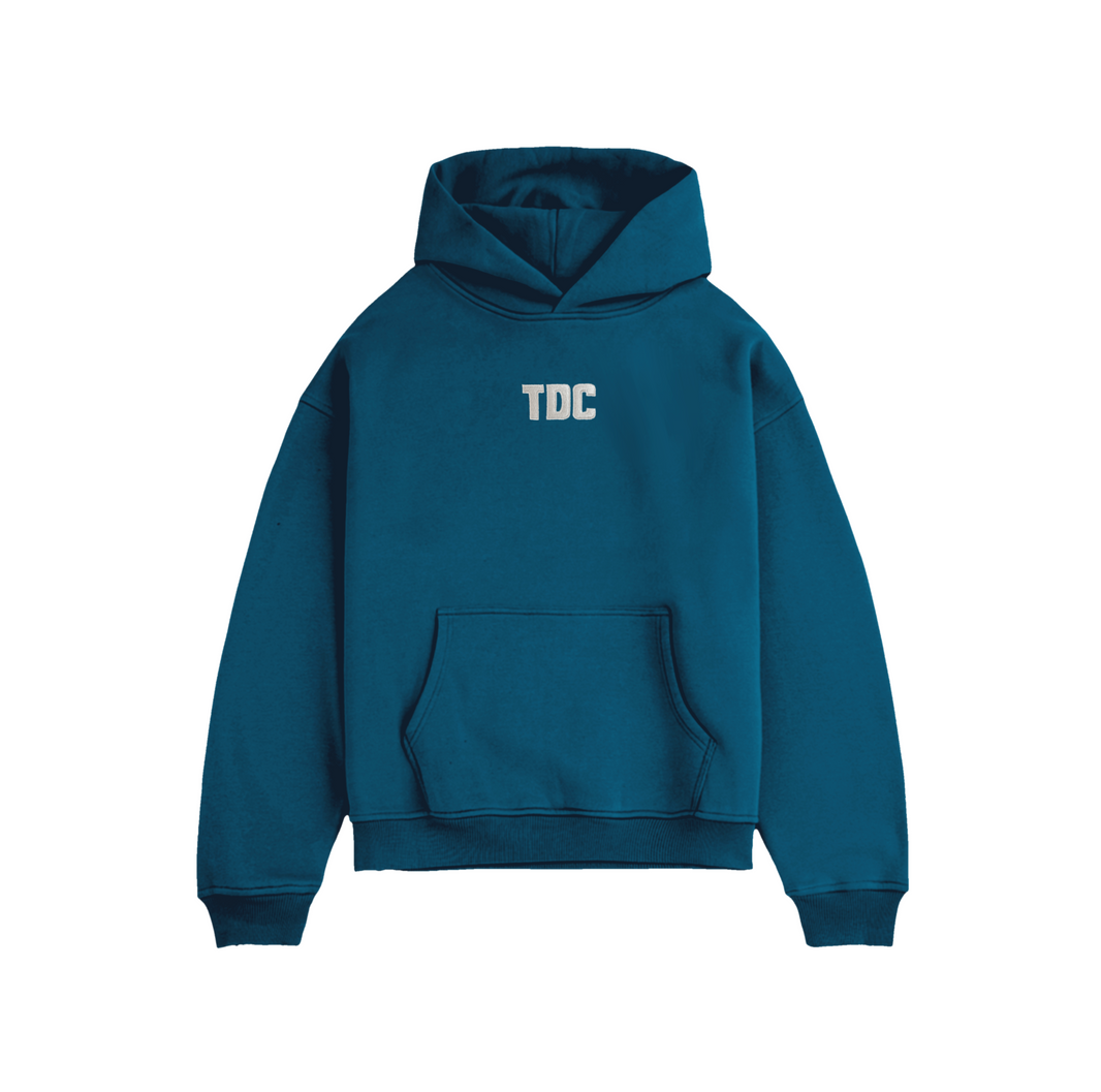 Heavyweight Hoodie | TDC Teal/Light Grey