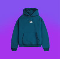 Heavyweight Hoodie | TDC Teal/Light Grey