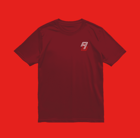 T-Shirt | AA Embroidered Burgundy