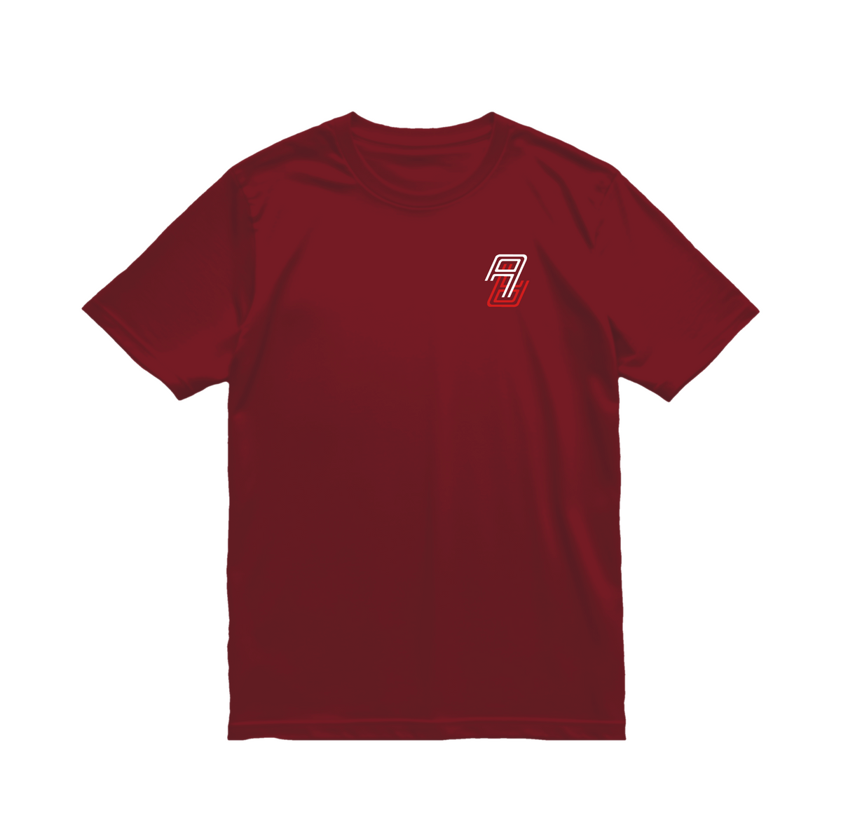 T-Shirt | AA Embroidered Burgundy