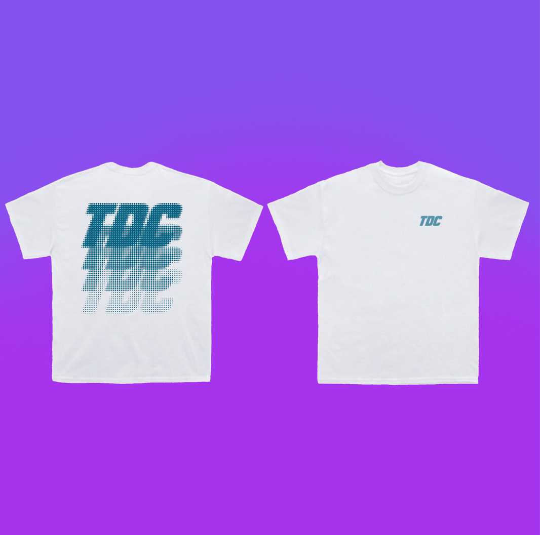 T-Shirt | Blue Halftone