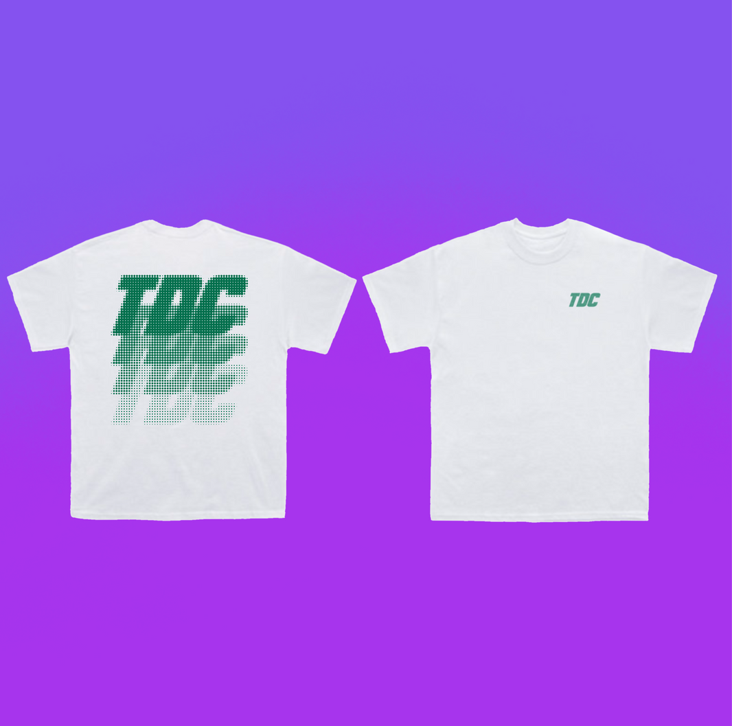 T-Shirt | Green Halftone