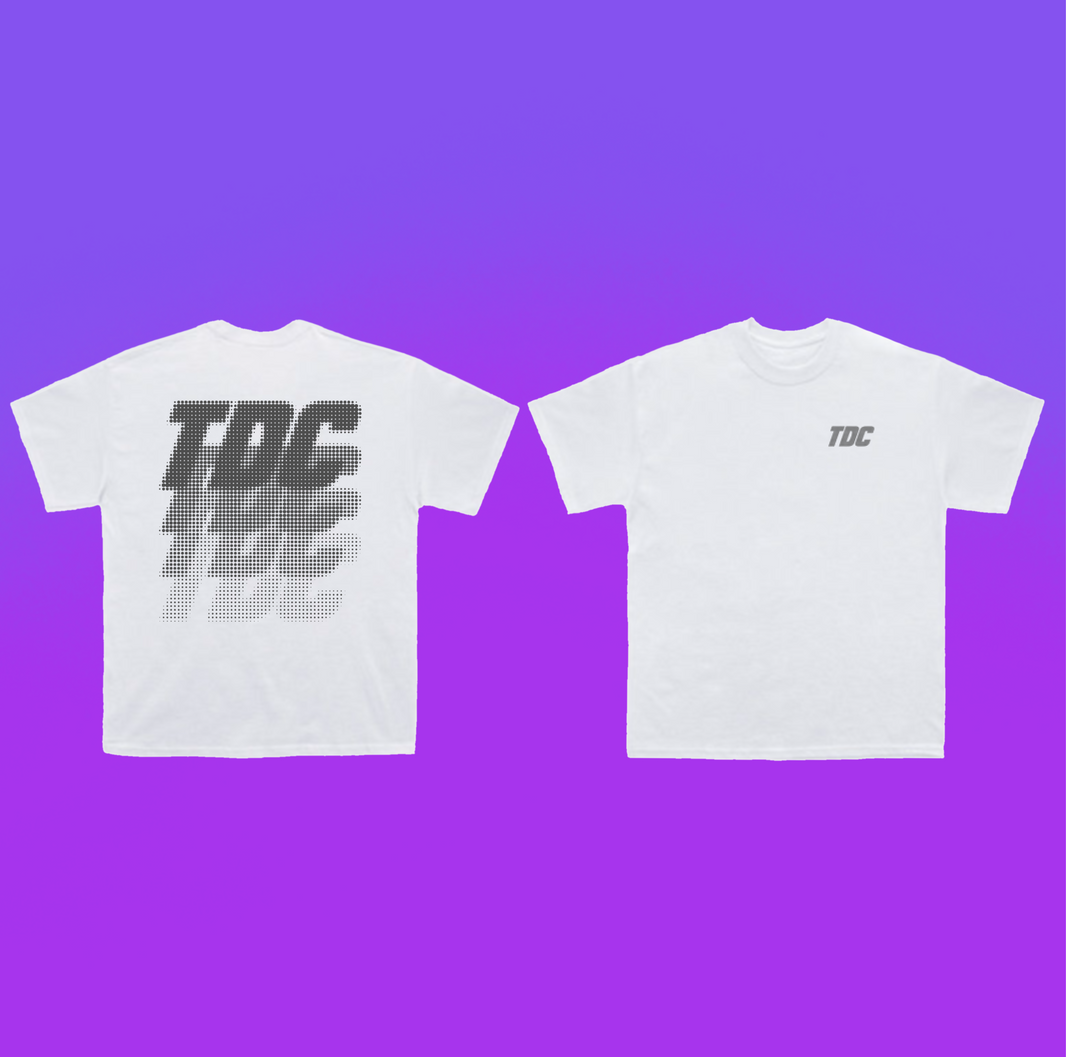 T-Shirt | Grey Halftone