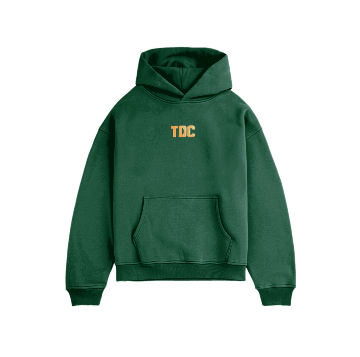 Heavyweight Hoodie | TDC Bottle Green/Tan