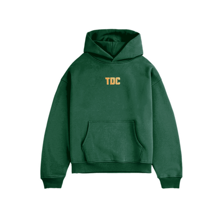 Heavyweight Hoodie | TDC Bottle Green/Tan