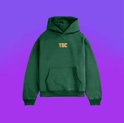 Heavyweight Hoodie | TDC Bottle Green/Tan