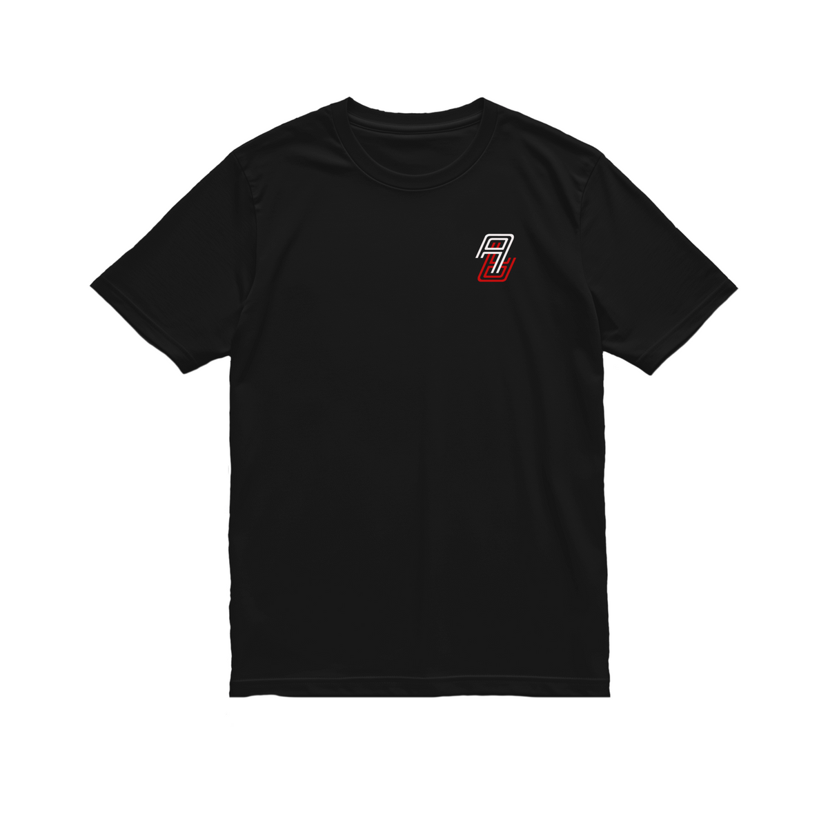 T-Shirt | AA Embroidered Black
