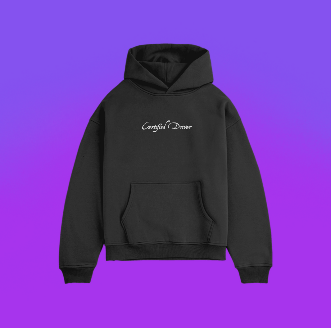 Heavyweight Hoodie | Certified Driver Charcoal