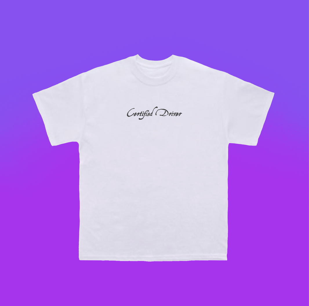 Heavyweight T-Shirt | Certified Driver White