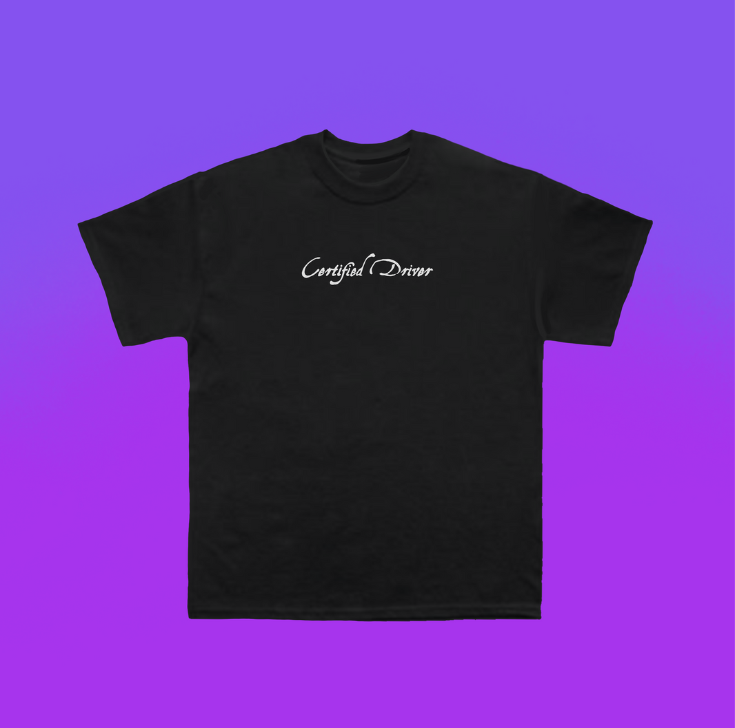 Heavyweight T-Shirt | Certified Driver Black