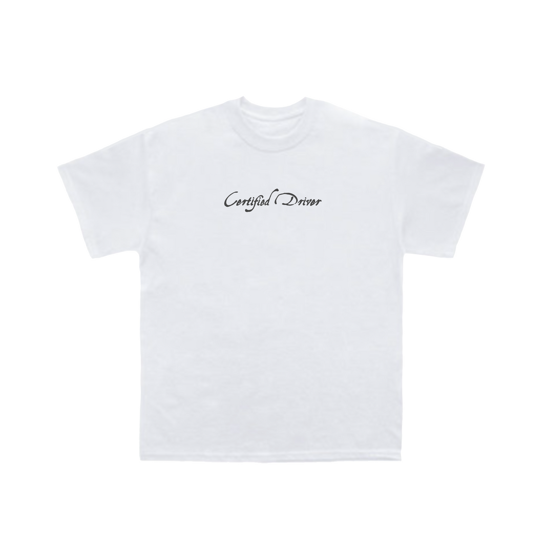 Heavyweight T-Shirt | Certified Driver White