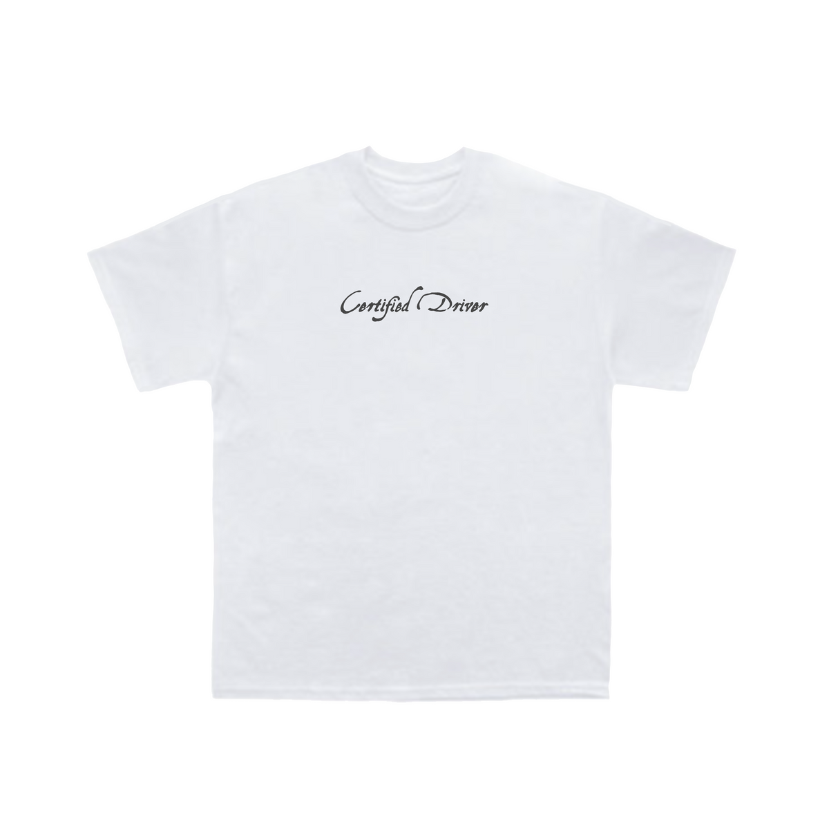 Heavyweight T-Shirt | Certified Driver White
